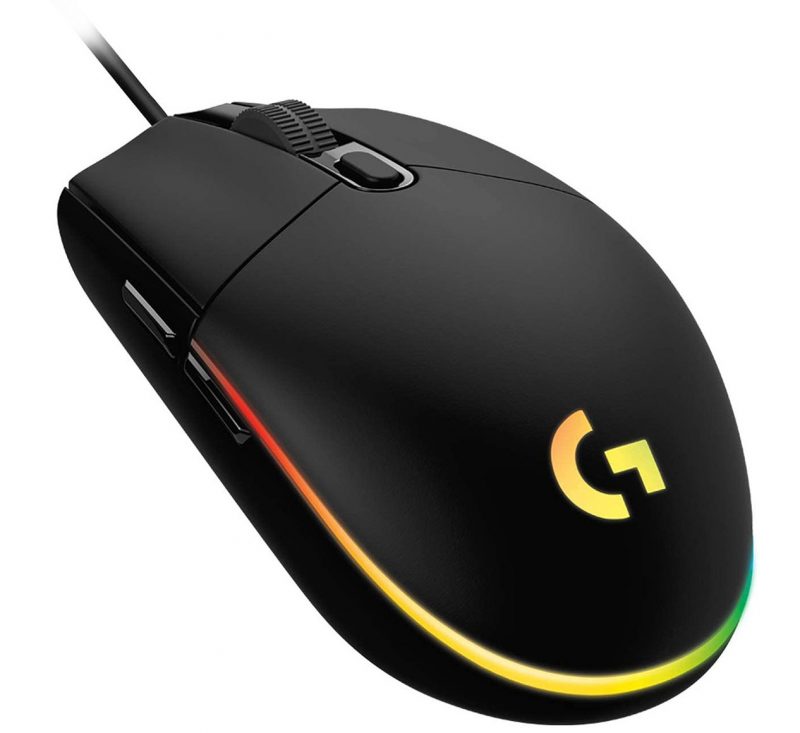 Logitech G203 LightSync Souris Gamer 8000 dpi 6 boutons RGB / Noir – Image 2