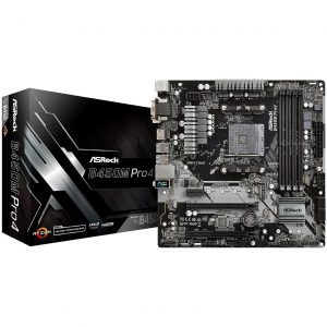 Carte Mère ASRock B450M-Pro 4
