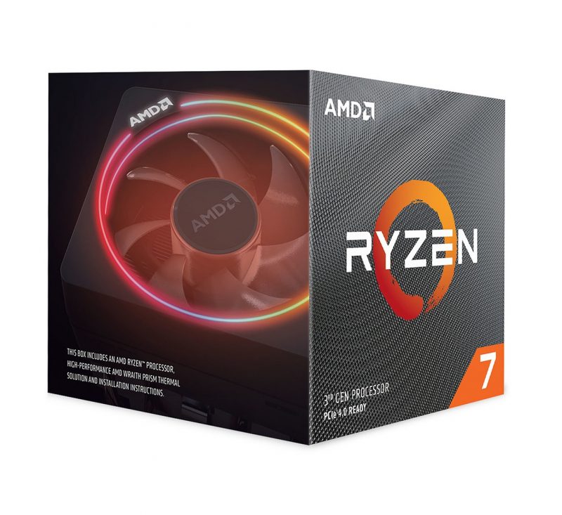 Processeur AMD Ryzen 7 3800X Wraith Prism LED RGB (3.9 GHz up to 4.5 GHz) 32 Mo cache – Image 2