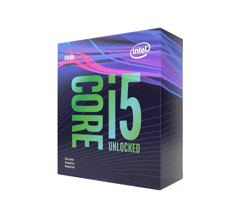 Processeur Intel Core i5-9600KF (3.6 GHz up to 4,6 GHz) 9 Mo cache