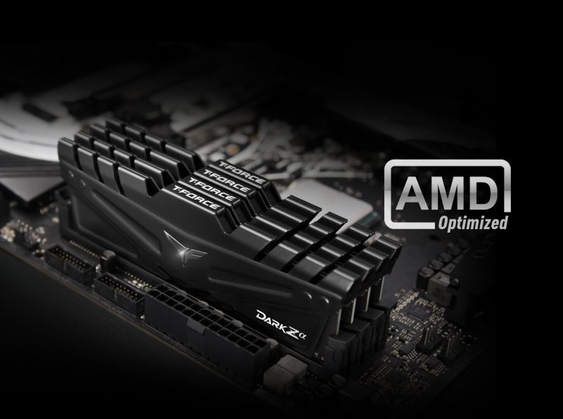 RAM T-Force DARK Zα 16GB DDR4 3200MHZ 8GBx2 NOIR – Image 3