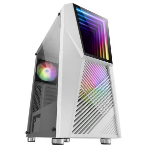 Boitier MARS GAMING MC777 INFINITE MIRROR ARGB WHITE