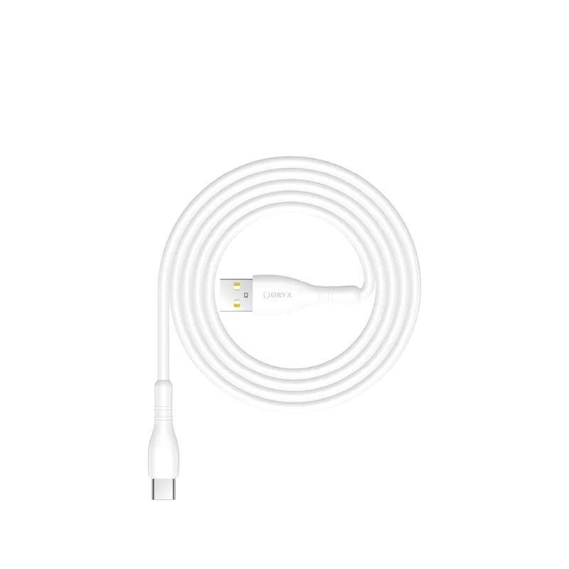 ORYX NDC-131c Câble USB-A à Type-C 3.1A Blanc – Image 2