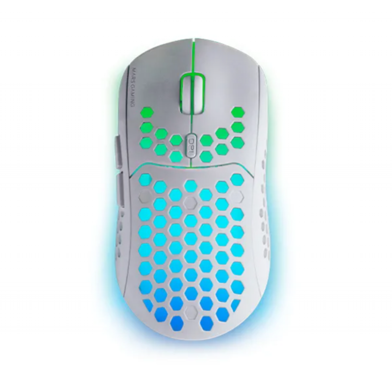 SOURIS GAMER Mars Gaming MMW3 SANS FIL 3200 DPI Blanc – Image 2