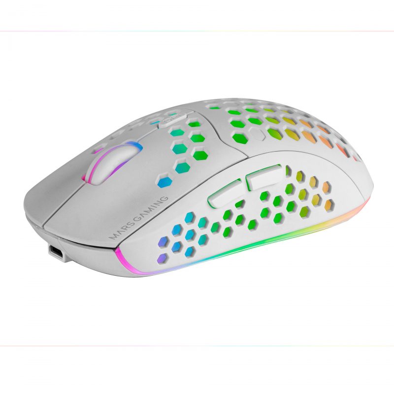 SOURIS GAMER Mars Gaming MMW3 SANS FIL 3200 DPI Blanc