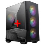 BOITIER MSI MAG FORGE M100A RGB + ALIMANTATION MSI MAG A600DN 80PLUS