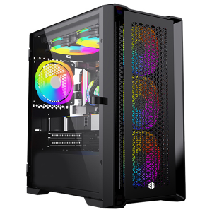 PC GAMER SG AIRFACE ARGB NOIR AMD RYZEN 5 5600 RTX 4060 16GB RAM 512GB SSD PSU 550W