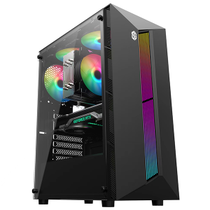 PC GAMER SG-LINGS ARGB NOIR AMD RYZEN 5 5600G VEGA 7 8GB RAM 256GB SSD PSU 550W