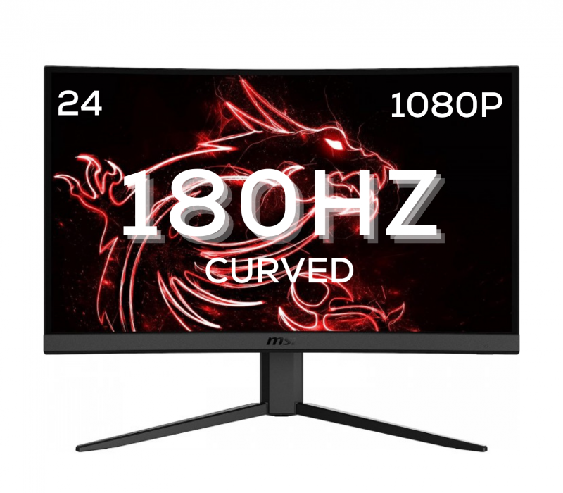 MSI Optix G24C4 E2 23.6" Full HD Curved 180Hz 1Ms