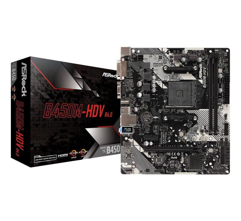 CARTE MERE ASRock B450M-HDV R4.0
