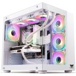 BOITIER HYBROK TITAN EVO 7 FANS ARGB BLANC