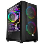 CONFIG PC SG DUOMESH MINI 3 FAN FRGB Intel Core i5-11600KF RX 580 8GB SG T400-5 16GB RAM 250GB SSD PSU 550W