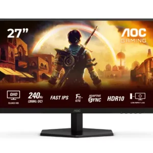 MONITEUR AOC Q27G42ZE 27″ Fast IPS 2K 240Hz 0.3ms