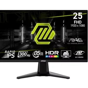 MONITEUR MSI MAG 255XF 25″ Rapid IPS 300Hz 0.5ms