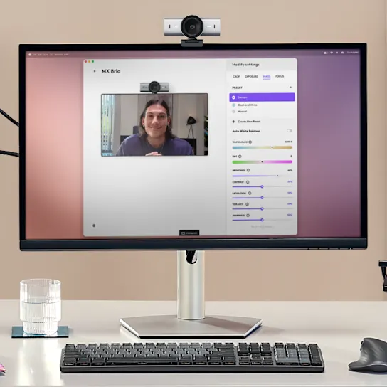 Logitech MX BRIO Gris Pâle 4K – Image 2