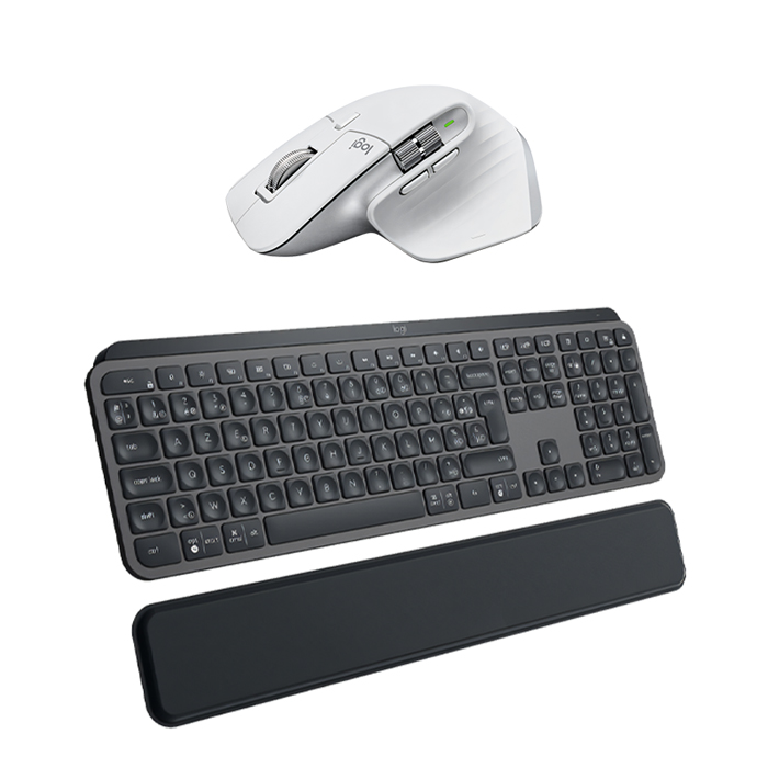 Pack Logitech MX Master 3S Blanc + MX Keys S Plus