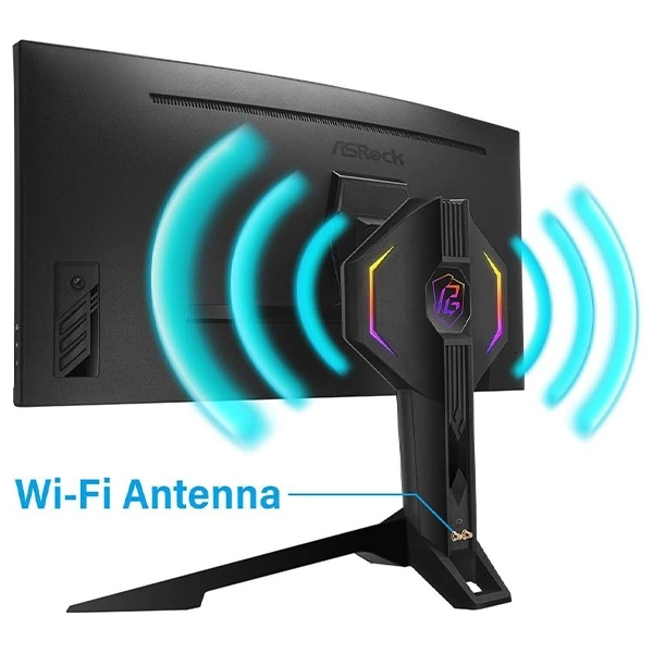 ASRock PHANTOM GAMING PG34WQ15R3A 34″ 165Hz VA – Image 3