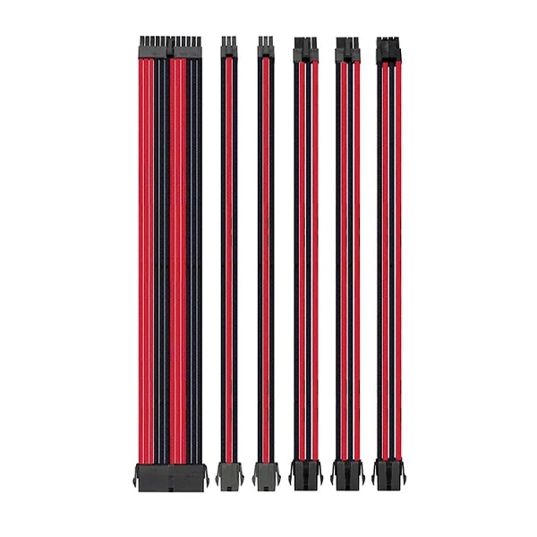 Kit de câble d’alimentation 18AWG Noir/Rouge