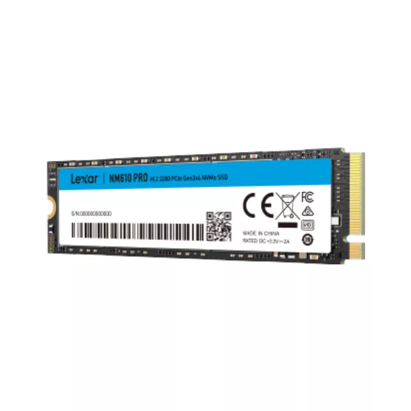 Lexar NM610 PRO 500GB M.2 PCIe Gen3