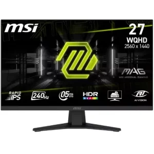 MONITEUR MSI MAG 274QF X24 27″ Rapid IPS 2K 240Hz 0.5ms