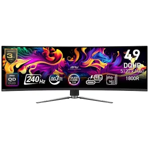 MONITEUR MSI MPG 491CQPX 49″ QD-OLED 5K 240Hz 0.03ms