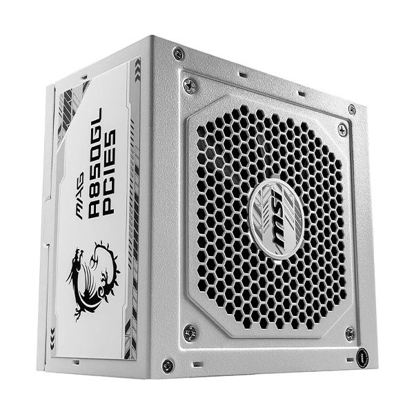 MSI MAG A850GL 850W 80+GOLD PCIE5 BLANC – Image 3