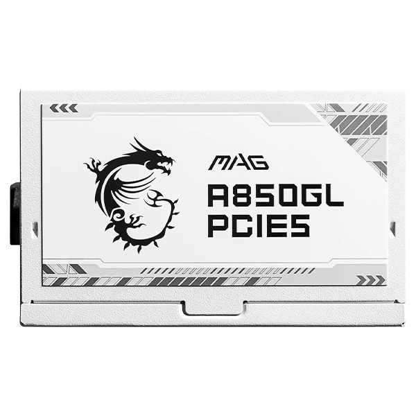 MSI MAG A850GL 850W 80+GOLD PCIE5 BLANC – Image 4