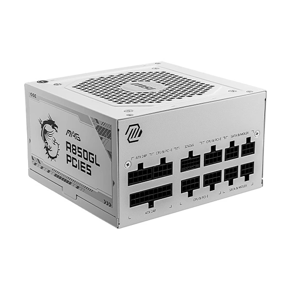 MSI MAG A850GL 850W 80+GOLD PCIE5 BLANC