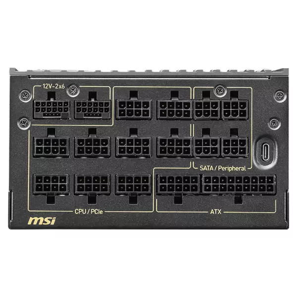 MSI MEG Ai1600T 1600W 80+ TITANIUM PCIE5 – Image 3