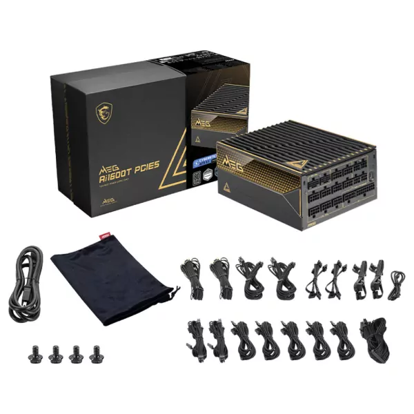 MSI MEG Ai1600T 1600W 80+ TITANIUM PCIE5 – Image 4