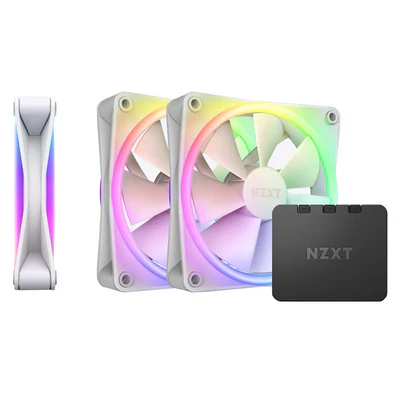 NZXT F120 RGB Duo 3 Fans Blanc