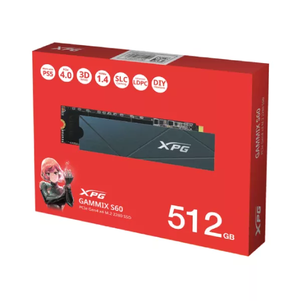 XPG Gammix S60 512GB M.2 PCIe Gen4 – Image 3
