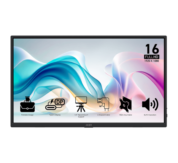 MSI PRO MP165 E6 15,6″ 60Hz IPS