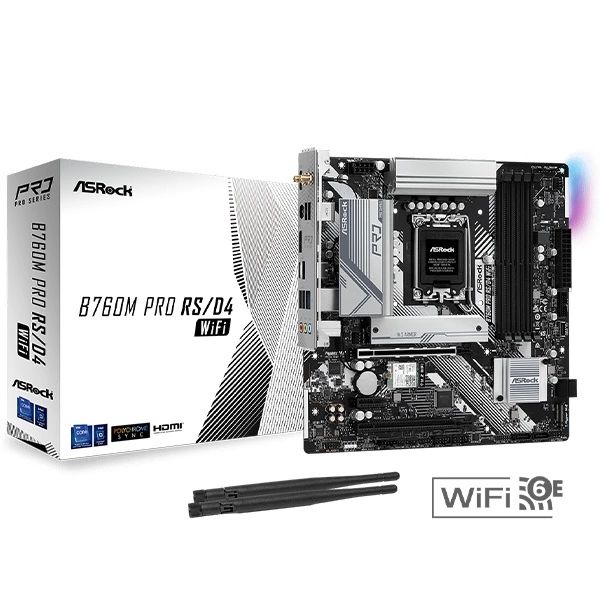 ASRock B760M PRO RS/D4 WiFi