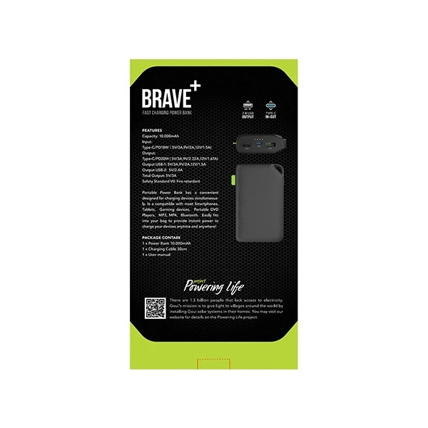Goui Brave Plus PowerBank de 10000 mAh 20W – Image 3