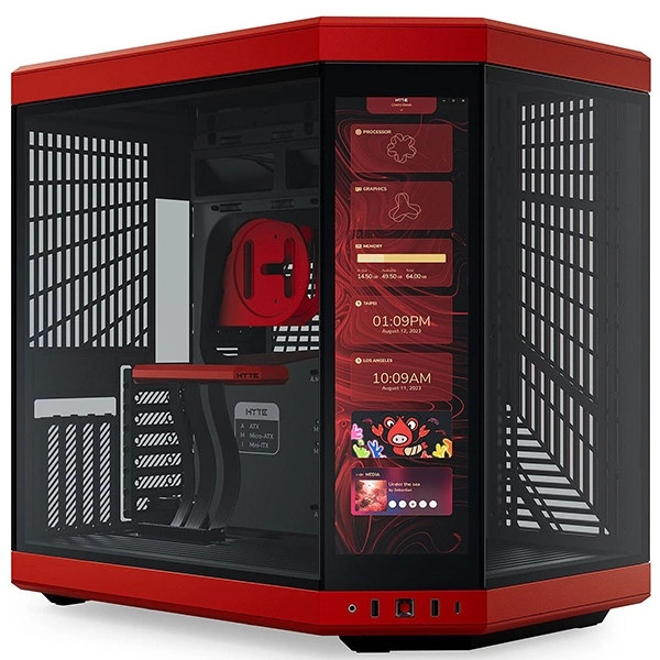 Hyte Y70 Touch Infinite Rouge/Noir 14.9″