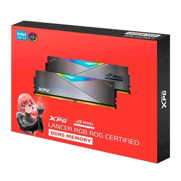 XPG LANCER ROG 48GB (2X 24GB) 7200MHz DDR5 RGB – Image 3