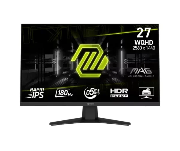 MONITEUR MSI MAG 274QF 27″ RAPID IPS 2K 180Hz 0.5ms