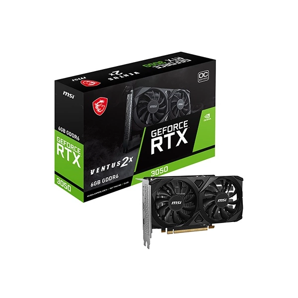 MSI RTX 3050 VENTUS 2X E 6G OC