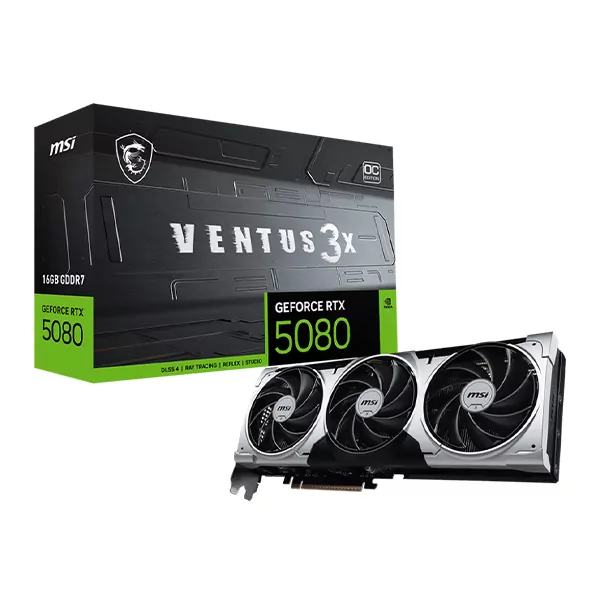 MSI RTX 5080 VENTUS 3X PLUS 16G OC