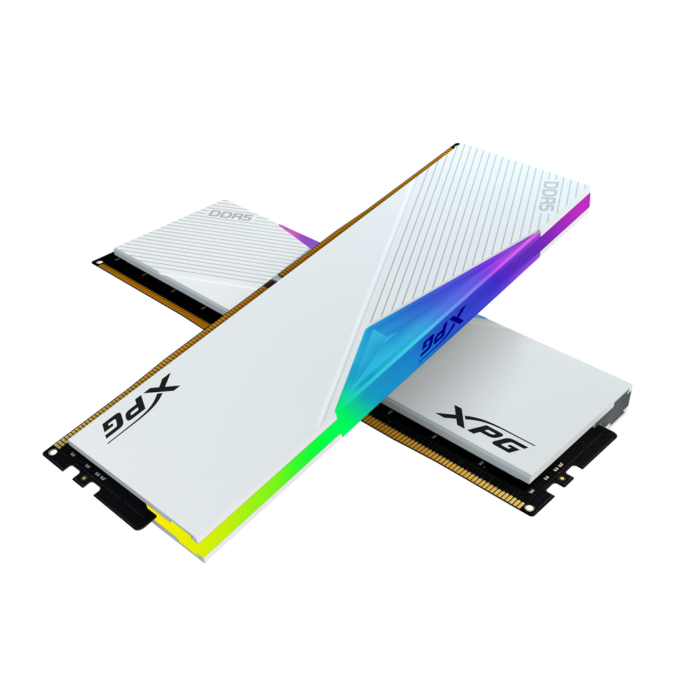 XPG LANCER 32GB(16GBx2) 7200MHz DDR5 RGB Blanc