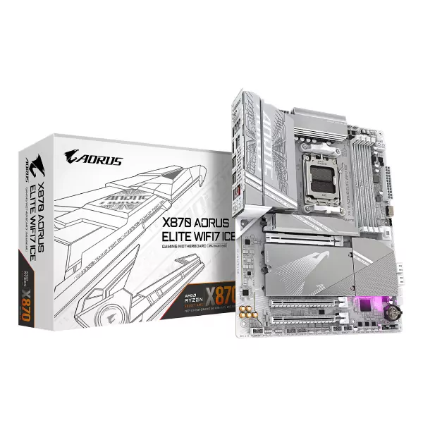 Gigabyte X870 Aorus Elite Wifi7 Ice DDR5