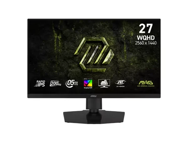 MONITEUR MSI MAG 274QPF E20 27″ RAPID IPS 2K 200Hz 0.5ms