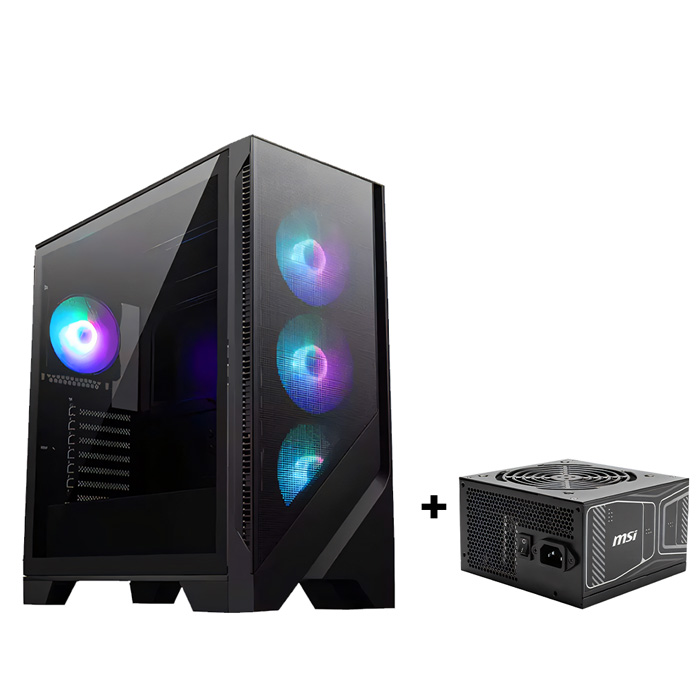 MSI 320R AIRFLOW NOIRE + PSU MSI A750GN GOLD Combo