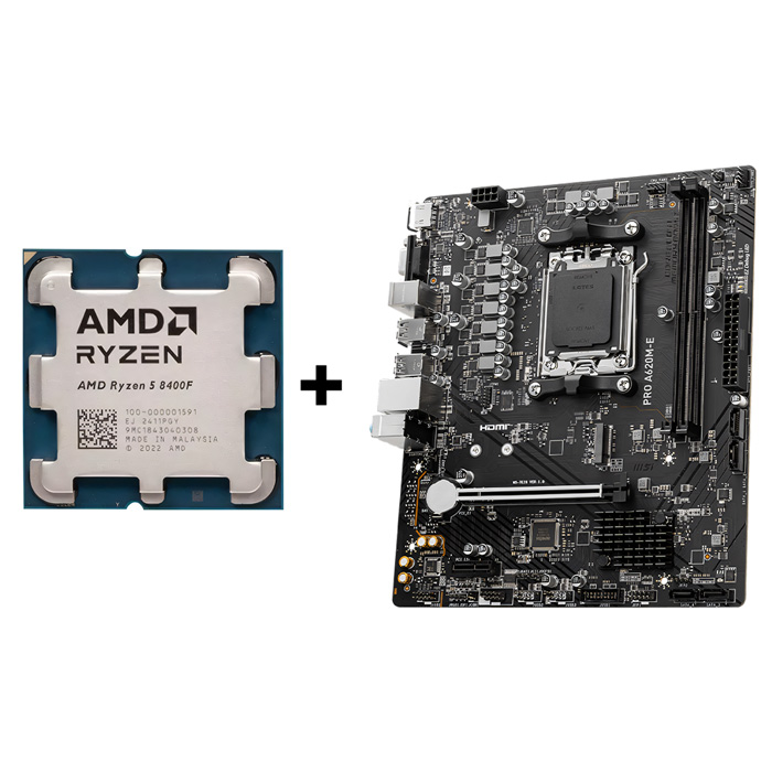 MSI PRO A620M-E + R5 8400F TRAY Combo