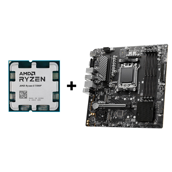 MSI PRO B650M-P + R5 7500F TRAY Combo