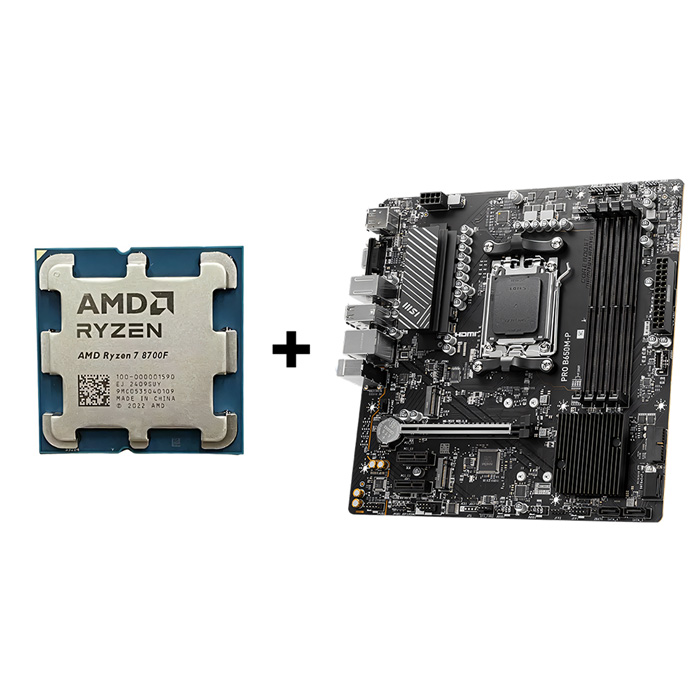 MSI PRO B650M-P + R7 8700F TRAY Combo