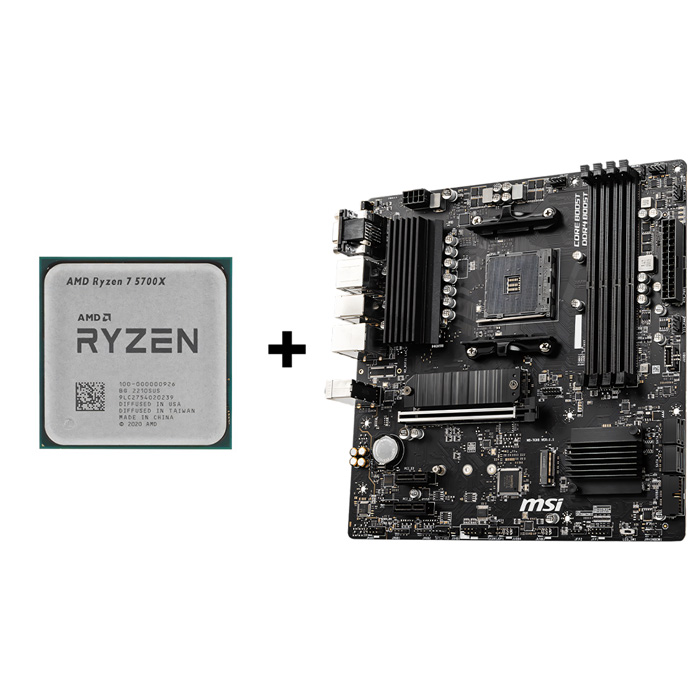 MSI B550M PRO-VDH + RYZEN 7 5700X TRAY Combo