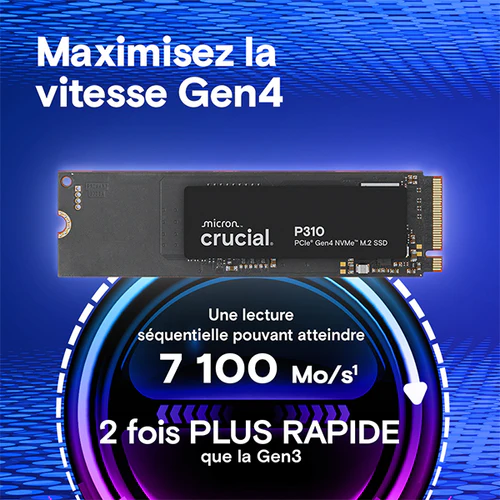 CRUCIAL P310 SSD M.2 Gen4 NVMe 2TB BULK – Image 2