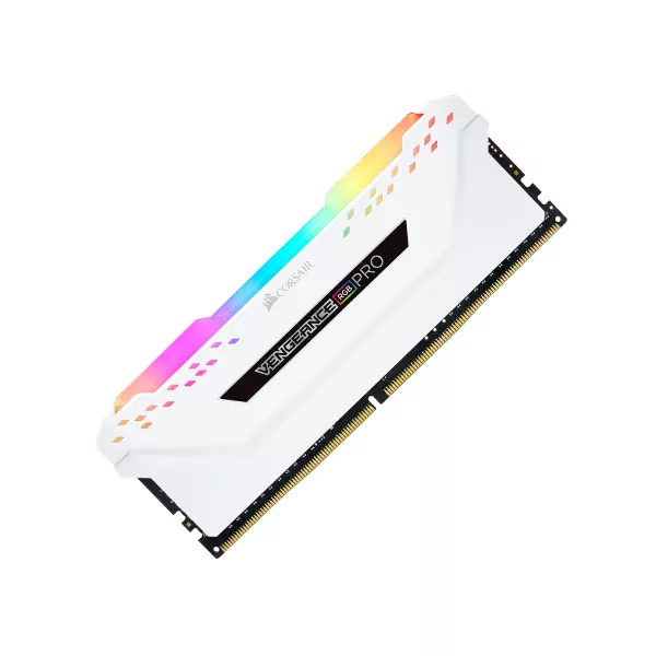 Corsair Vengeance RGB PRO 8Go DDR4 3200MHz Blanc Tray – Image 2